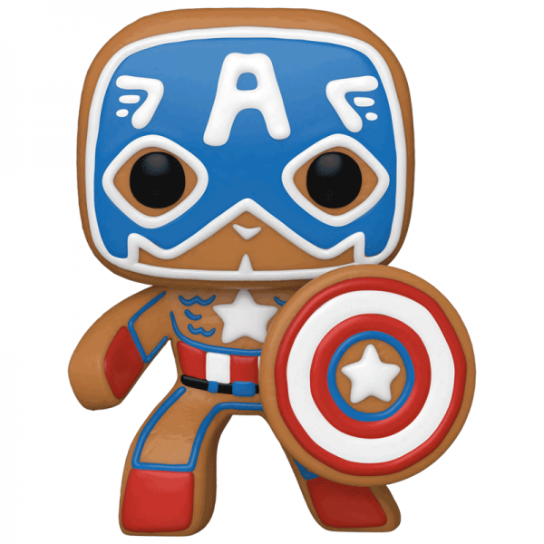 FUNKO POP! - MARVEL - Holiday Gingerbread Captain America #933